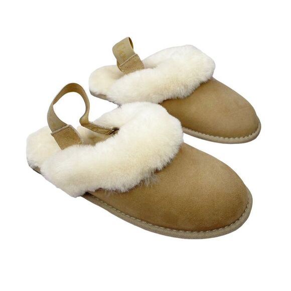 AUSTRALIA LUXE COLLECTIVE Genuine Shearling Slingback Mule Slipper  - Picture 2 of 7